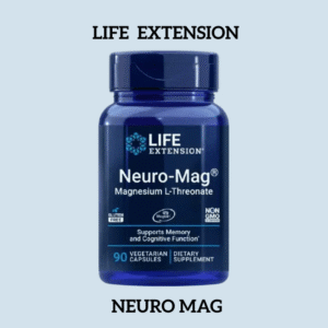 Life Extension Neuro-Mag Magnesium L-Threonate For Brain Health.