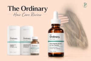 The Ordinary Hair Care Serum Review Feature image.