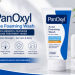 PanOxyl 10% Benzoyl Peroxide Acne Foaming Wash for face and body acne, featured in our PanOxyl acne foaming wash reviews.