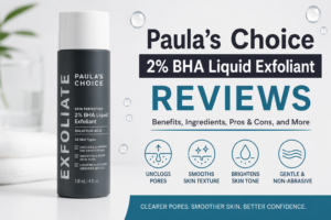 Paula's Choice Skin Perfecting 2% BHA Liquid Exfoliant for blackheads, enlarged pores, smoother skin texture, and gentle daily exfoliation