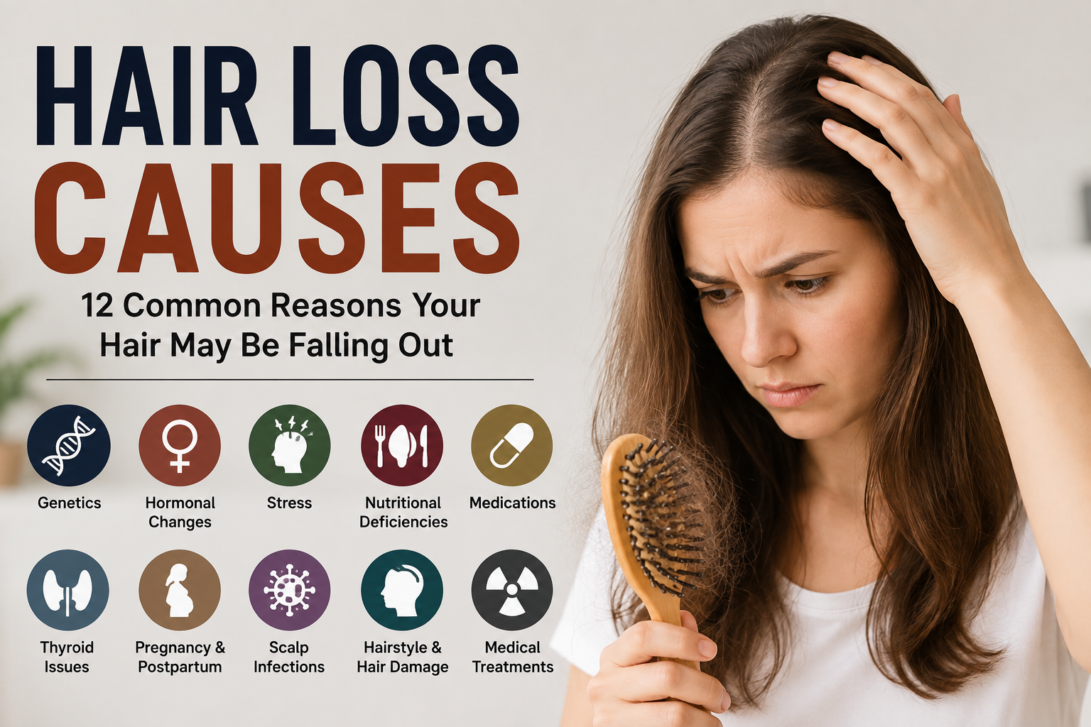 Hair loss causes and common reasons for hair thinning