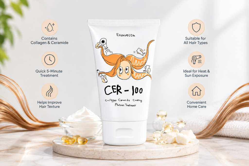 Elizavecca CER-100 collagen ceramide protein treatment cream