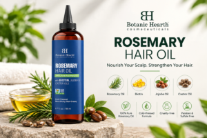 Botanic Hearth Rosemary Hair Oil with Biotin, Jojoba and Castor Oil